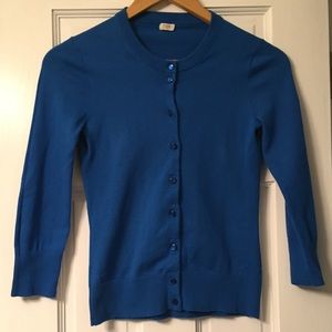 J. Crew Cardigan Blue XS